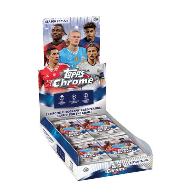 2023-24 Topps Chrome UEFA Club Competition Soccer Hobby Box