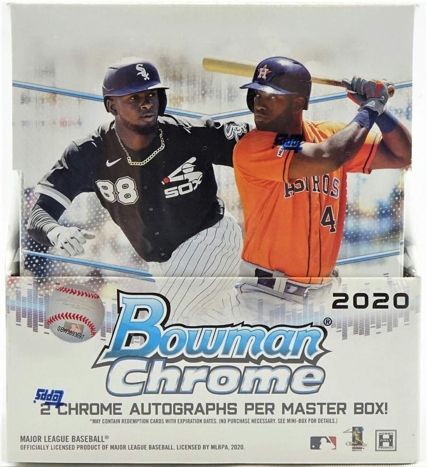 2020 Bowman Chrome Baseball Hobby box (2 Auto)
