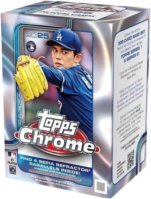 2025 Topps Chrome Baseball Value Blaster Box