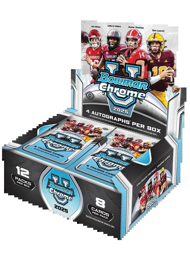 2025 Bowman U Chrome Football Jumbo Box (4 Autos)