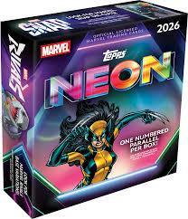 2026 Topps Marvel Neon Mega Box