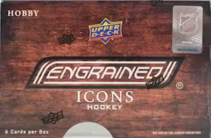 2024-25 Upper Deck Engrained Icons Hockey Hobby Box