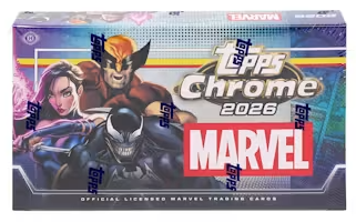 2026 Topps Chrome Marvel Comics Hobby Box