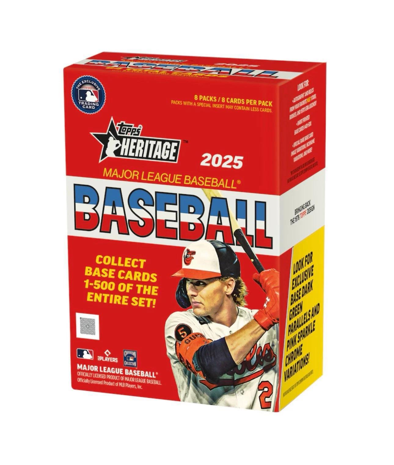 2025 Topps Heritage Baseball Value Blaster Box