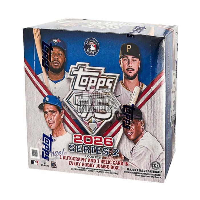 2026 Topps Series 2 Baseball Hobby Jumbo Box