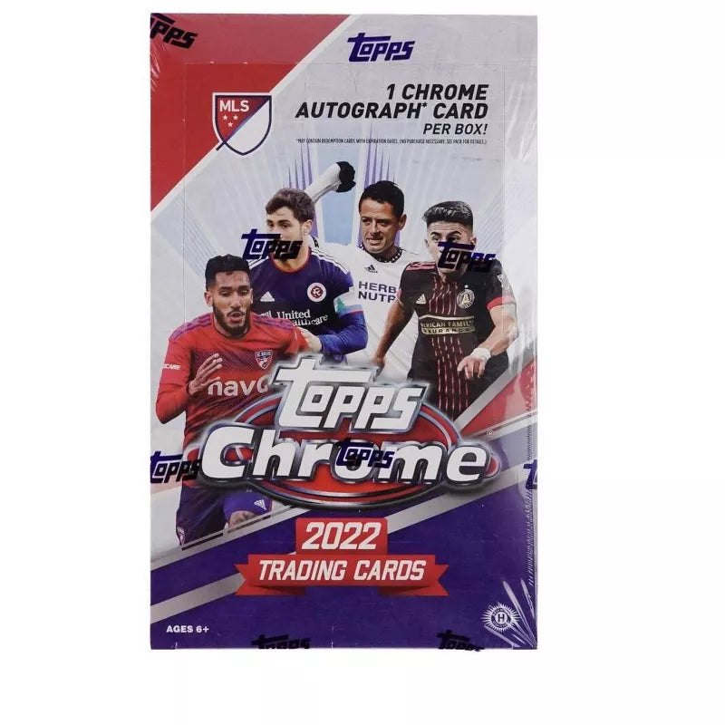 2022 Topps Chrome MLS Soccer Hobby Box