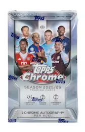 2025-26 Topps Chrome UEFA Champions League Hobby Box