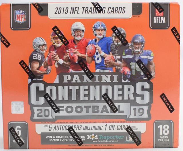 2019 Panini Contenders Football Hobby Box (5 Autos)