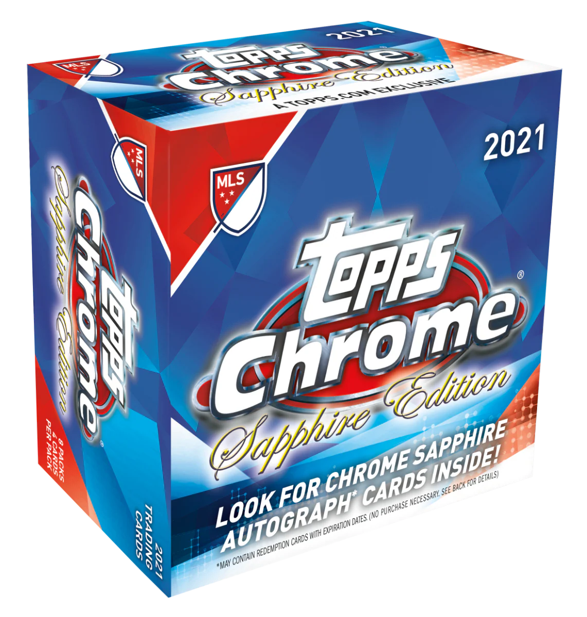 2021 Topps Chrome MLS Sapphire Soccer Box