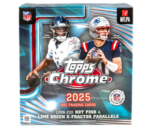 2025 Topps Chrome Football Mega Box