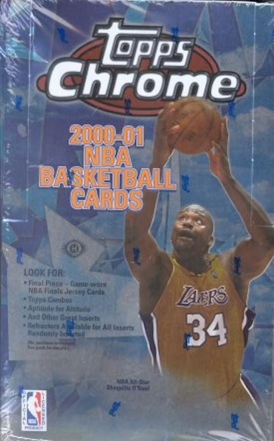 2000-01 Topps Chrome NBA Basketball Hobby Box