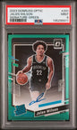2023-24 Donruss Optic Jalen Wilson Green Rated Rookie Auto 5/5 PSA 9