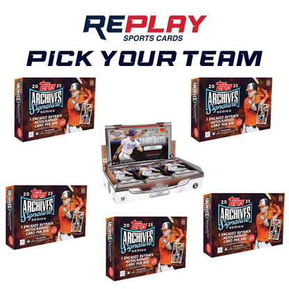 (1) 2025 Topps Tribute Baseball Hobby Box (5) 2025 Topps Archives Baseball Active Player Hobby Boxes - PYT BREAK #458