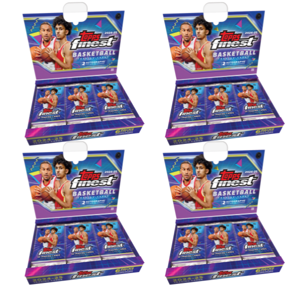 (4) 2024-25 Finest Basketball Hobby Boxes - PYT Break #459
