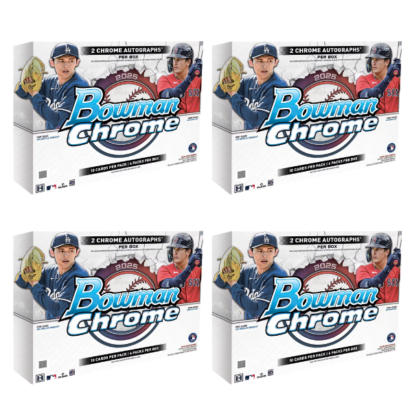 RELEASE DAY (4) 2025 Bowman Chrome Baseball Hobby Boxes - PYT BREAK #511