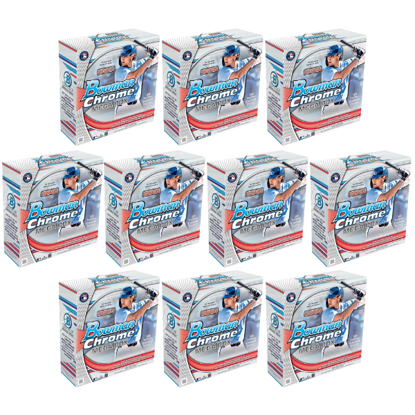 (10) 2025 Bowman Chrome Baseball Mega Boxes - PYT BREAK #541