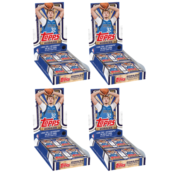 BRAND NEW RELEASE (4) 2025-26 Topps Basketball Hobby Boxes - PYT Break #579