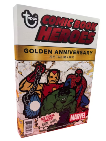 SALE 2025 Topps Marvel Comic Book Heroes Golden Anniversary Hobby Box