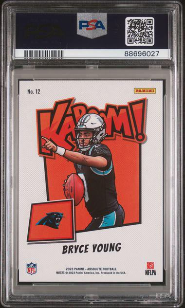 2023 Absolute 12 Bryce Young Kaboom! Horizontal PSA 10 Rookie SSP RC
