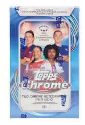 2025-26 Topps Chrome UEFA Champions League Womens Chrome Hobby Box