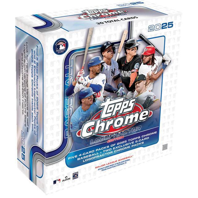 2025 Topps Chrome Logofractor Edition Baseball Hobby Mega Box