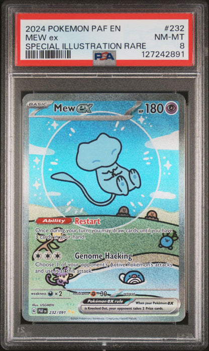 2024 Pokemon Paldean Fates 232 Bubble Mew Special Illustration Rare
