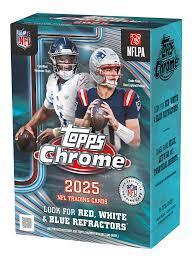 2025 Topps Chrome Football Blaster Box
