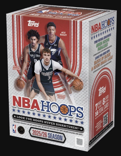 2025-26 Topps NBA Hoops Blaster Box