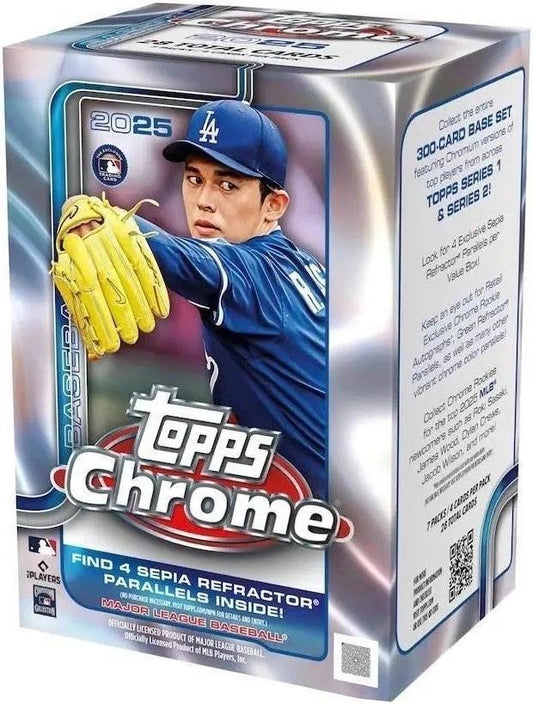 2025 Topps Chrome Baseball Value Blaster Box