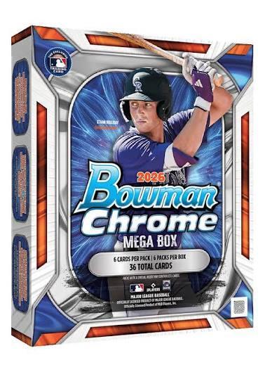 2026 Bowman Chrome Baseball Mega Box