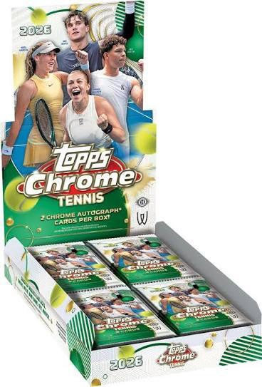 2026 Topps Chrome Tennis Hobby Box