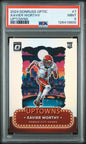 2024 Optic #7 Xavier Worthy Uptowns PSA 9