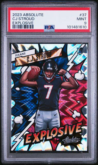 2023 Absolute 37 CJ Stroud Explosive RC SSP PSA 9