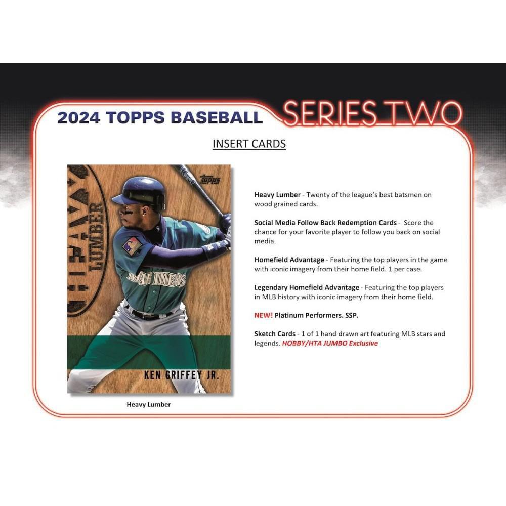 2024 Topps Series 2 Baseball Jumbo HTA Box PACK