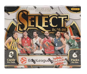 2025-26 Panini Select Euroleague Basketball Hobby Box