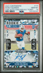 2024 Panini Contenders 117 Keon Coleman Variation Auto Cracked Ice RC Auto 3/23 PSA 10