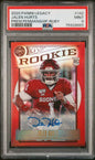 2020 Panini Legacy 142 Jalen Hurts Premium Penmanship RC Auto 18/35 PSA 9