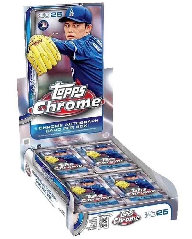 2025 Topps Chrome Baseball Hobby PACK