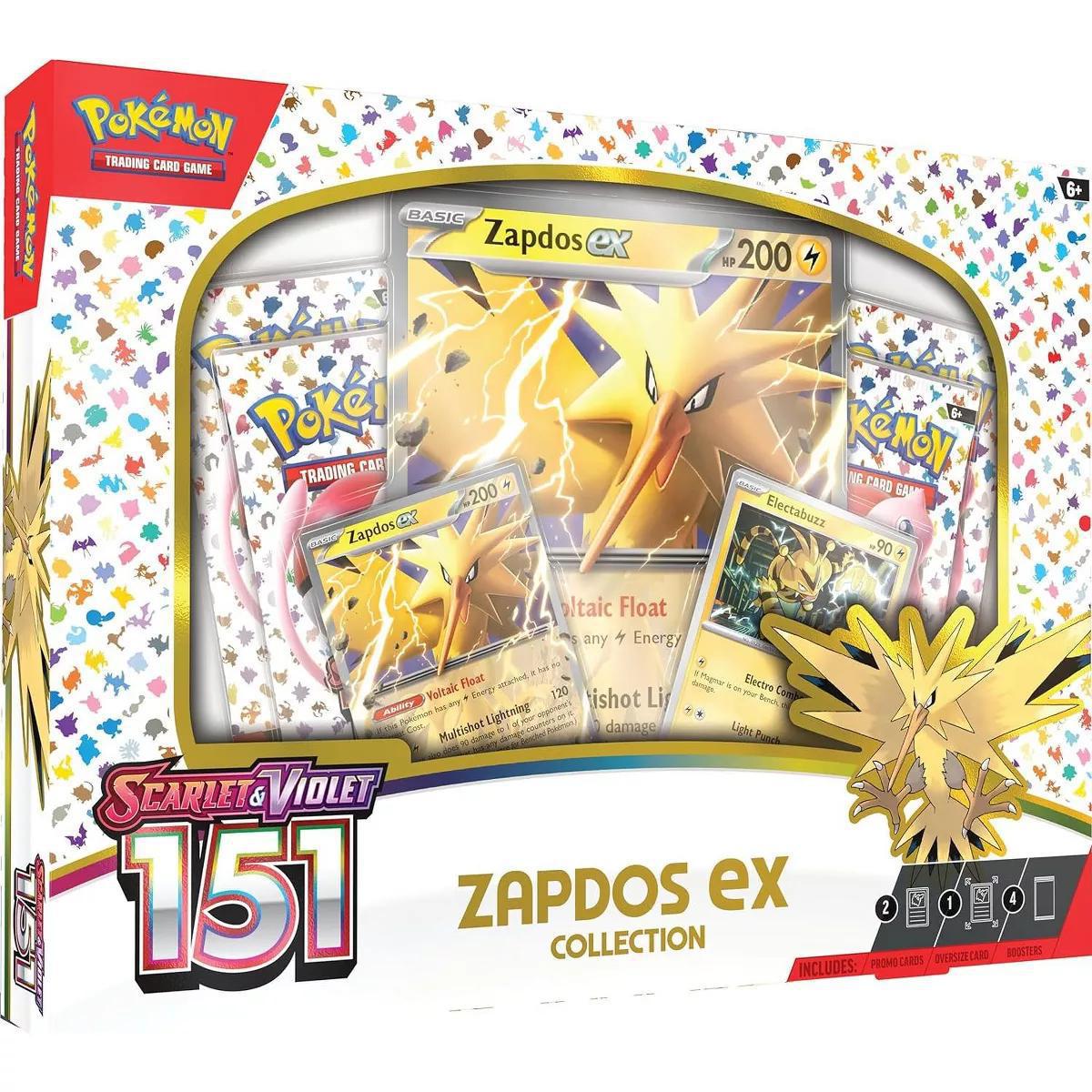2023 Pokemon Scarlet & Violet 151 Zapdos eX 4-Pack Box