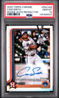 2025 Topps Chrome Cam Smith Refractor Auto RC 211/499 PSA 10
