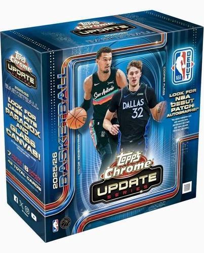 2025-26 Topps Chrome Update Basketball Mega Box