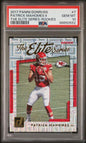 2017 Panini Donruss 7 Patrick Mahomes II The Elite Series Rookies RC PSA 10