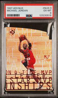 1997 UD3 MJ3-3 Michael Jordan Die-Cut PSA 6