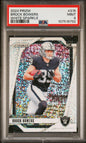 2024 Prizm #315 Brock Bowers White Sparkle PSA 9