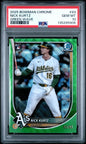 2025 Bowman Chrome 93 Nick Kurtz Green Wave RC 86/99 PSA 10