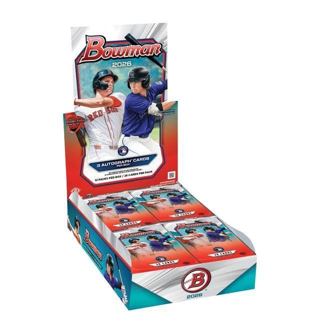 2026 Bowman Baseball Jumbo Hobby Box (3 Autos)