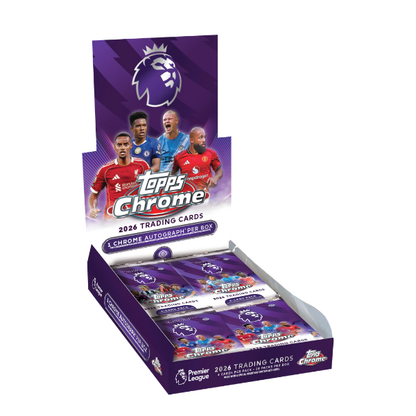2025-2026 Topps Chrome English Premiere League Hobby Box