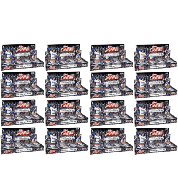 (16) 2025 Topps Stadium Club Baseball Hobby Boxes (FULL CASE) - PYT BREAK #1355